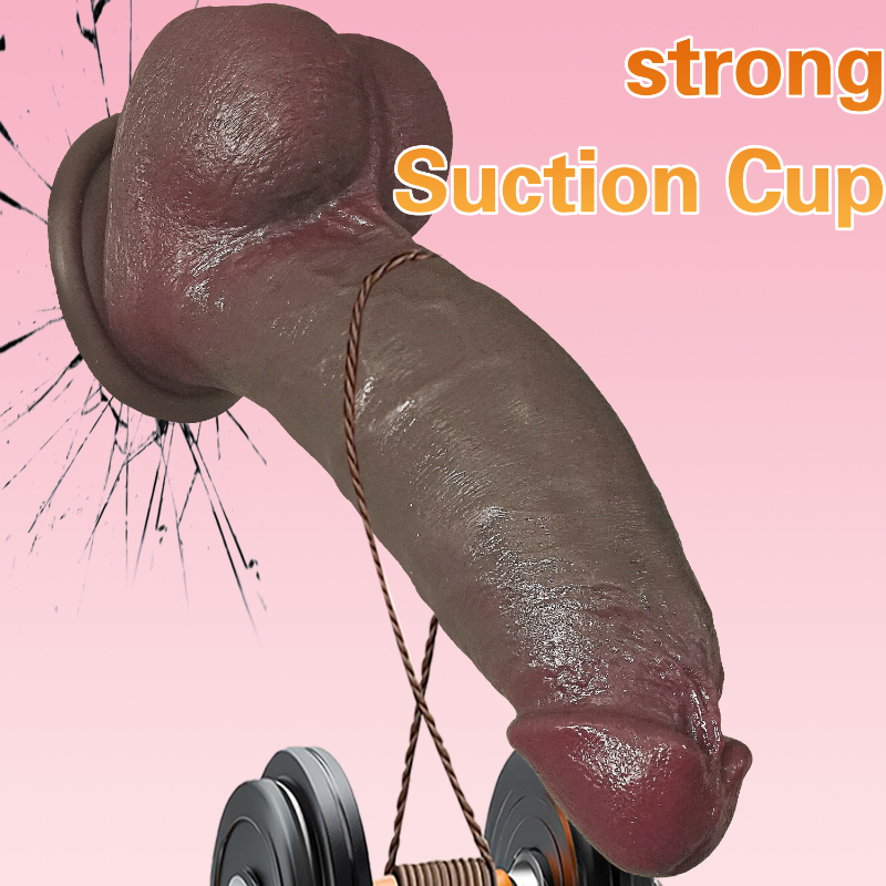 Brown Amazon Best‑seller 8.5‑inch Realistic Dildo