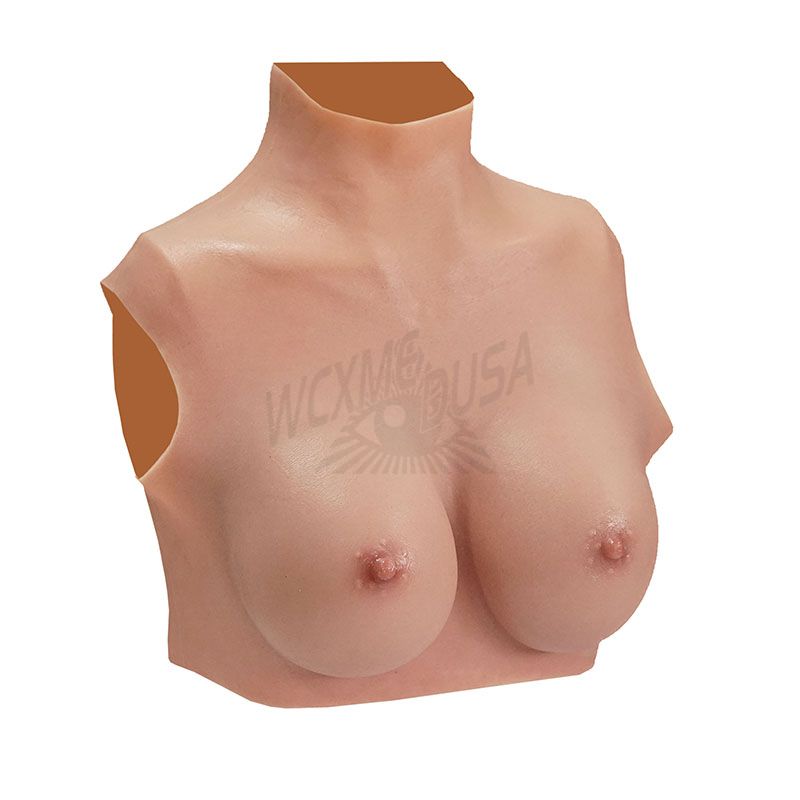Crossdresser fake boobs, fake breasts, trans fake chest