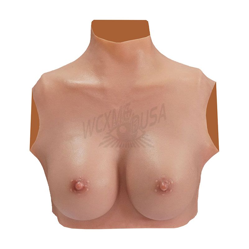 Crossdresser fake boobs, fake breasts, trans fake chest