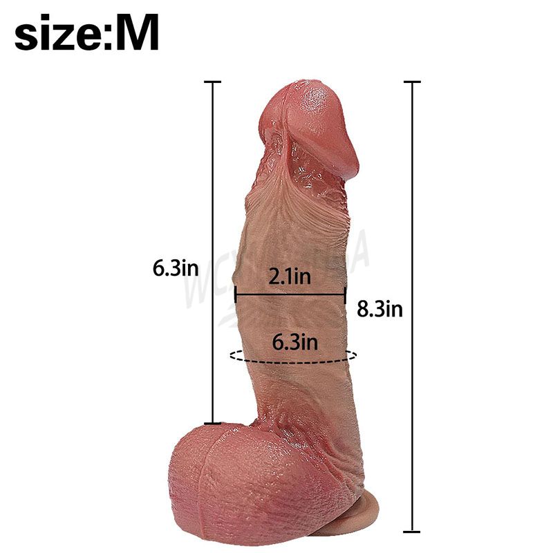 Three realistic adult toys featuring giant dildo toys
