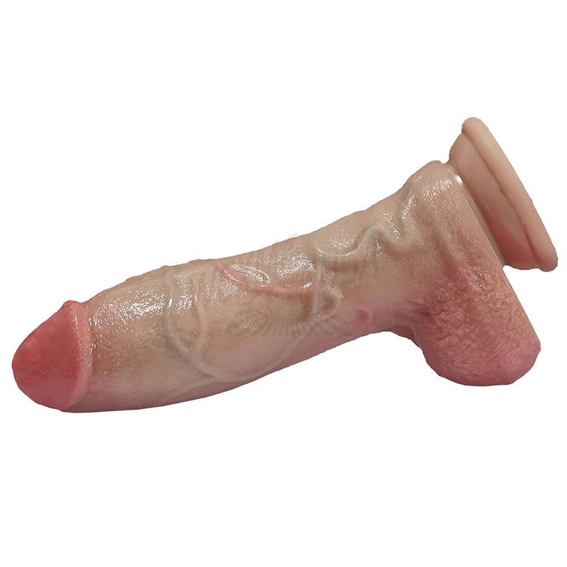 A thick penis, a lifelike glans, and full testicles